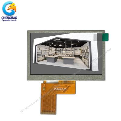 China 4.3inch 300Nits Color TFT LCD Screen Monitor Screen Module for sale
