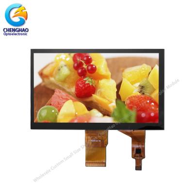 China pequeña pantalla LCD táctil de 7inch 800*480 con el panel táctil capacitivo en venta