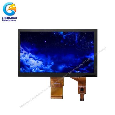 China 7 Inch TFT LCD Capacitive Touchscreen 24 bit Parallel RGB Interface for sale
