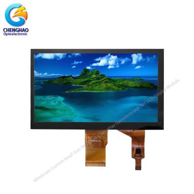 China 7“ van de het Touche screenmonitor 250cd/M2 van 800x480 het Industriële Capacitieve Comité Te koop