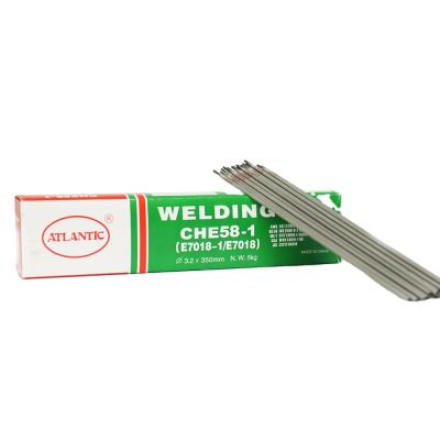 China Structural Steel OEM ATLANTIC OCEAN AWS ​​Certified 15 Kg High Tensile Steels Covered Low Hydrogen E7018 Welding Electrode for sale