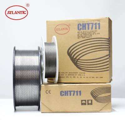 China Solder ATLANTIC Factory Price 70 Years Brand AWS CHT711 E71T-1C E71T1 Flux Cored Solder Wire à venda