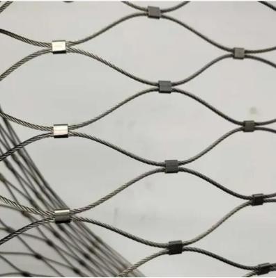 China 1.5mm 2.5mm 3.5mm Decorative Screen Mesh 304L 316L Stainless Steel Rope Mesh for sale