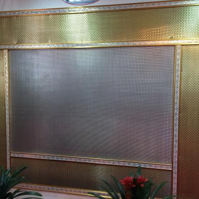 China 1.0mm 1,2mm rede de tela decorativa para fachadas de edifícios ignífugo à venda