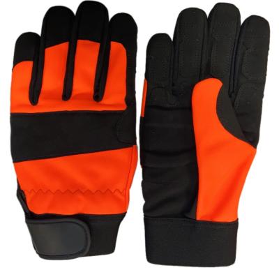 China EN ISO 11393-4 2019 Class 0 Chainsaw Safety Gloves For Forestry Industry for sale