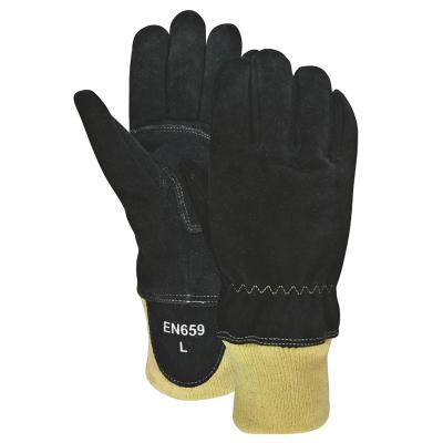China Cowsplit Fireman Gloves Wristlet Cuff EN659 for sale
