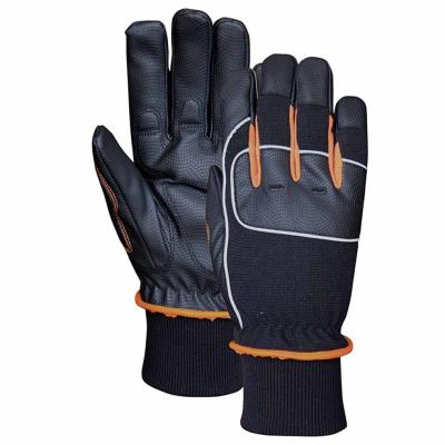 China Knitted Wrist car mechanic gloves Thinsulate Lining warm mechanics gloves for sale