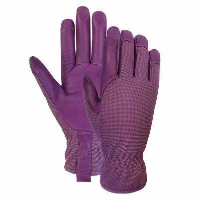 China Multiple Sizes Women'S Goatskin Gardening Gloves Tight Firm Fitting for sale