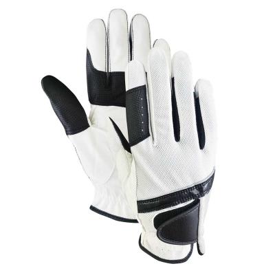 China Velcro cuff Womens Horse Riding Gloves for sale