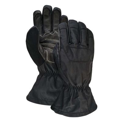 China S-2XL black Leather Snowboard Gloves / Two In One Gloves for sale