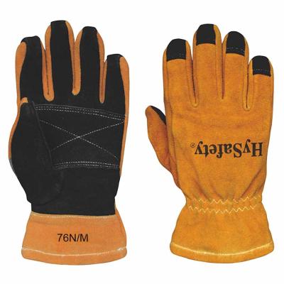 China NFPA 1971 Eversoft Cowskin Firefighter Gloves With Structural Rollover Fingertips for sale