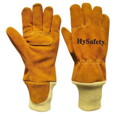 China 64N-82XW Light Firefighter Work Gloves High Abrasion Resistance for sale