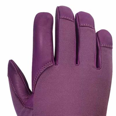 China Women'S Genuine Goatskin Gardening Gloves Tight Firm Fitting for sale