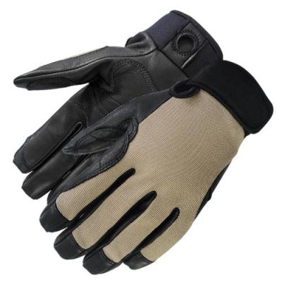 China Goatskin Spandex Tactical Rappelling Gloves for sale