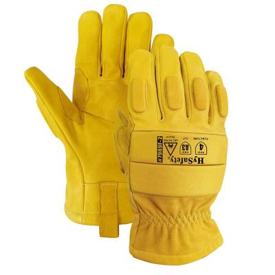 China Hysafety 39 Cal/Cm2 Arc Flash Gloves Level 4 Puncture Resistant Gloves for sale