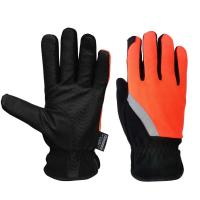 China Mecánico de alta calidad caliente Gloves, palma antirresbaladiza de la PU, Thinsulate que alinea el CE certificado en venta
