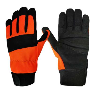 China CAT III EN ISO 11393-4 2019 CLASS 1 Chainsaw Safety Gloves for Forestry Industry for sale