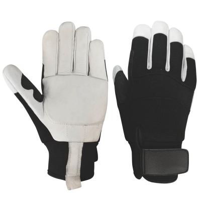 China Breathable Spandex EN388 Anti Vibration Cut Resistant Gloves With Pad for sale