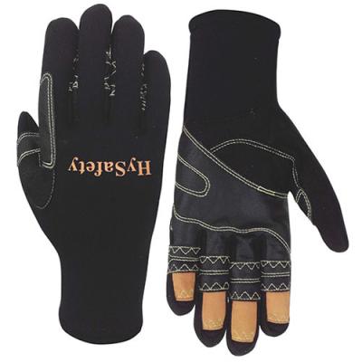 China Durable Great Grip Kevlar Stitching Fast Rope Gloves For Rappels Long Lasting for sale