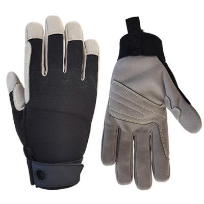 China Lightweight Spandex Rope Climbing Gloves Black For Outdoor Sports for sale