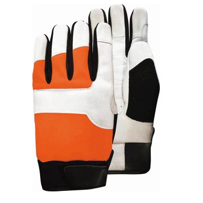 China EN388 4142X EN420 24m/S Chainsaw Safety Gloves with cut protection CLASS 2 for sale