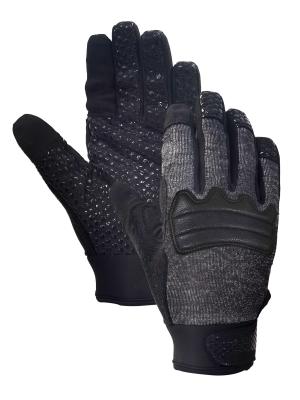 China EN388 Screen Touch Needle Resistant Gloves Velcro Closure Police Search Gloves for sale
