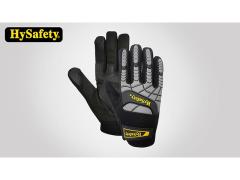 TPR Knuckle Protection Heavy Duty Mechanic Gloves Anti impact Sports Gloves