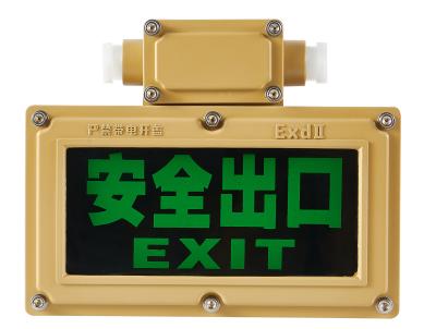 China 3000k 4000k 6000k 120LM/W Yellow explosion proof exit light led explosion proof emergency light exit sign for sale