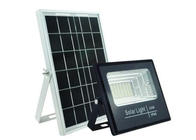 China Big Panel Industrial Exterior Solar Led Flood Lights Remote Control 25W for sale