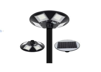 China 300w Ip65 LED Garden Light Fixtures Abs Housing Solar Garden Lamp With Pole for sale