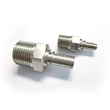 China Sanitary Stainless Steel Npt Pipe Male Nipple for sale