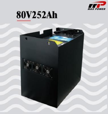 China 80V 252AH RS485 Phosphate Lithium LiFePO4 Battery Forklift Box for sale