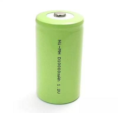 China 10000mAh Ni Mh Battery 1.2 V NIMH Rechargeable Batteries D Size High Rate for sale