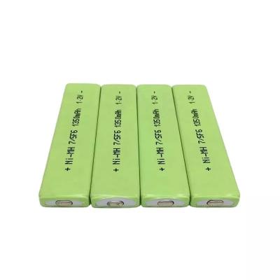 China Prismático nimh 1.2V 1400mAh 7/5F6 ni-mh Recargable 1.2 v baterías recargables nimh en venta