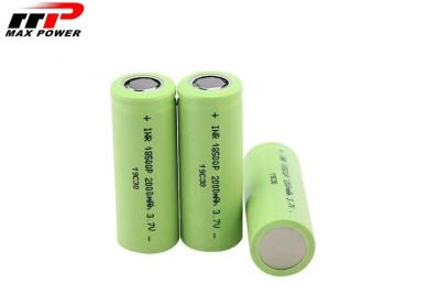 China 3.7V 18500 2000mAh Li Ion Rechargeable Battery Cell 1000 Cycles Quick Discharge for sale