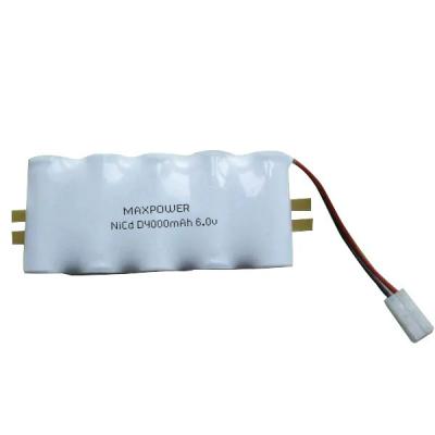 China as baterias recarregáveis seladas de NiCd embalam para a iluminação de emergência à venda