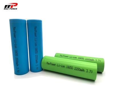 China 3.7V 2200mAh 18650 Lithium Ion Batteries BIS UL KC CB Certificated for sale