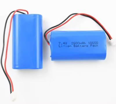 China 2024 CB UN38.3 bateria de lítio 6.4v 3.7V 18650 2600mah 18650 célula de bateria de íons de lítio 18650 bateria personalizada à venda