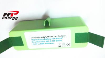China 25ohm Li Ion Rechargeable Batteries 14.4V 4.4Ah For Vacuum Cleaner Roomba Sweeper for sale