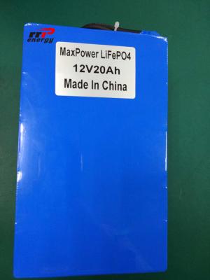 China Sistema solar alternativo durável da bateria LiFePO4 12V 20Ah UPS do polímero do íon do lítio à venda