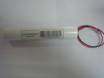 中国 4500MAH 3.6Vの緊急時の照明電池のEco友好的なNicad電池細胞 販売のため