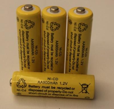 中国 1.2V 円柱 NICD の電池は AA900mAh UL のセリウムを詰めます 販売のため