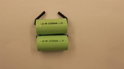 China Electric Sweeper Cylindrical 2000mAh 1.2V charging nimh batteries for sale