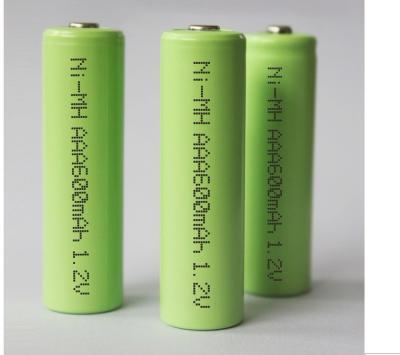 China Pilas de batería respetuosas del medio ambiente 3.6V del nimh de 600mAh AAA para el regulador del juego en venta