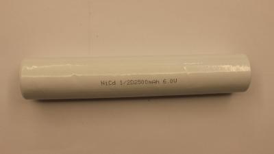 China UL del casquillo de la batería de linterna recargable de NiCd 6.0V 1/2D2500mAh alta en venta