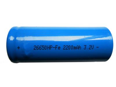 China Power Tools 3.2V Cylindrical Lithium LiFePO4 Cells , 6000mAh Lithium Battery for sale