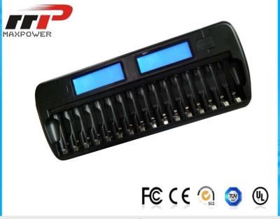 China 16 Slot AA AAA LCD Battery Charger NIMH NiCad Alkaline Batteries for sale