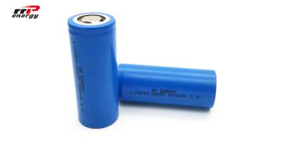 China 26650 3000mAh Lithium LiFePo4 Battery 3.2V 25000 Cycles High Discharge Rate for sale