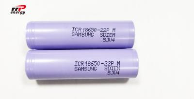 China ICR18650 Samsung 22P Lithium Ion Rechargeable Batteries 3.7V 2200mAh 1000 Cycles for sale