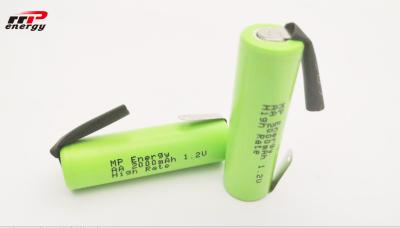 China AA2000mAh 1.2V Rechargeable Nimh Battery Pack 10C Razor Shaver Type Light Weight for sale